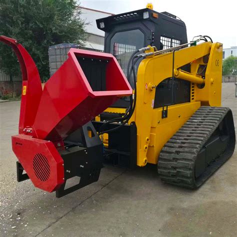 skid steer wood chipper made in china|chipper attachment for skid steer.